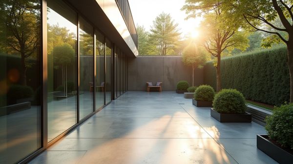 Clôtures en verre : avantages esthétiques et pratiques pour la cour