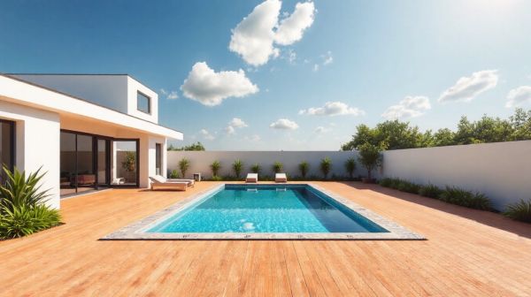 Top modèles de piscine coque 8x4 : élégance et budget maîtrisé